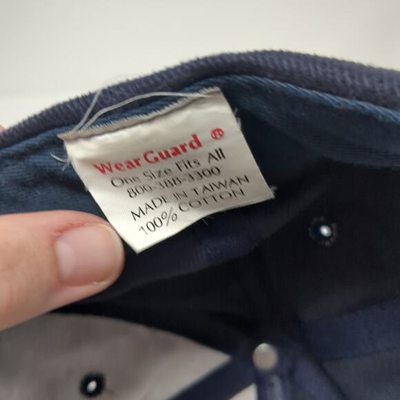 Clark Pest Control Strapback Hat Blue One Size Embroidered Wear Guard - Picture 9 of 9